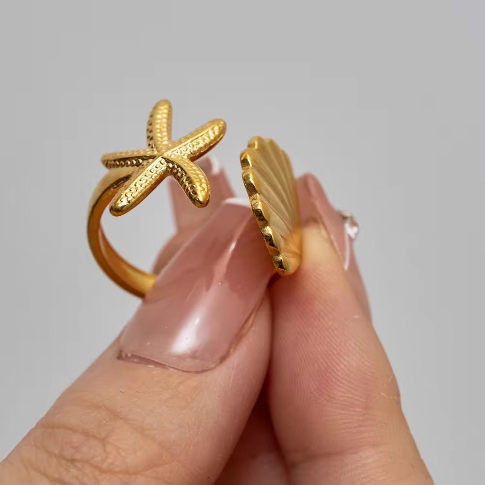 Sea shell ring