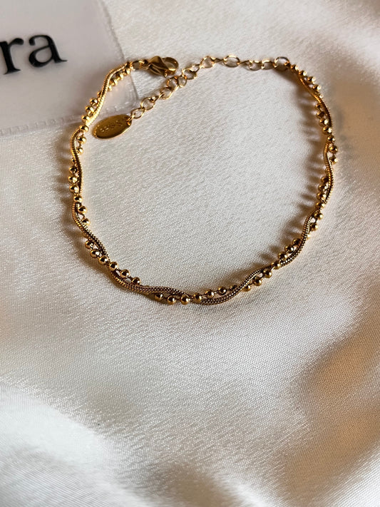 Double Layer Ball Bracelet